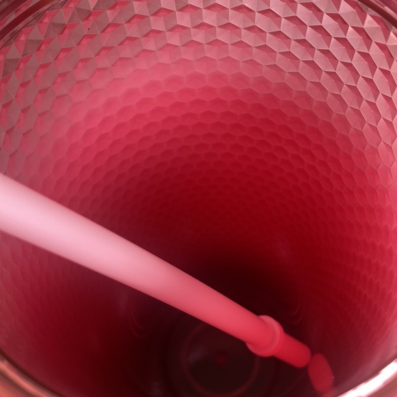 COPY - NEW Starbucks 2022 Waxberry Pink Blush Gradient Bling Cold Cup Tumbler V… - Picture 8 of 9